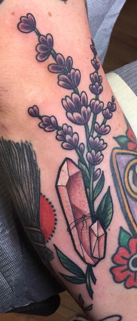 Tattoos - Lavender and Crystal - 134959